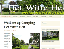 Tablet Screenshot of campinghetwittehek.nl